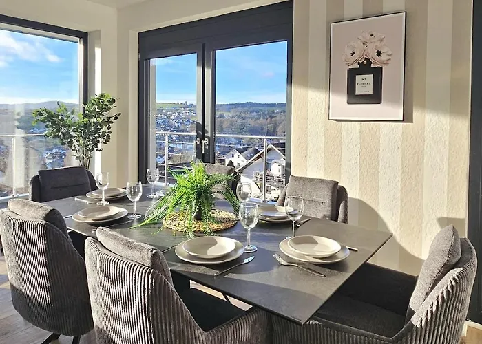 Appartement Moderne 3-zimmer-wohnung Mit Panoramablick Bad Berleburg